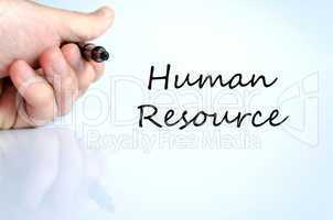 Human resource concept