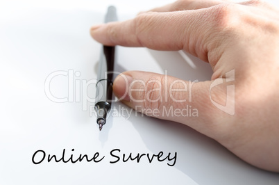 Online Survey concept