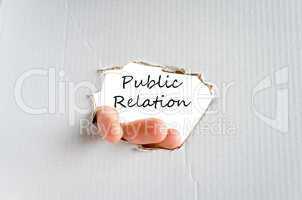 Public relation concept