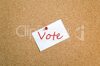 Sticky Note Vote Concept