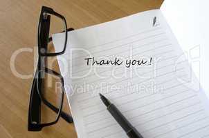 Writing A Thank You Note