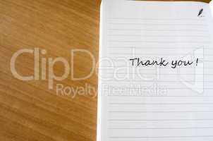Writing A Thank You Note