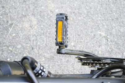 Closeup Of Bike Pedal