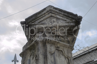 Old Wall Stone Ornament