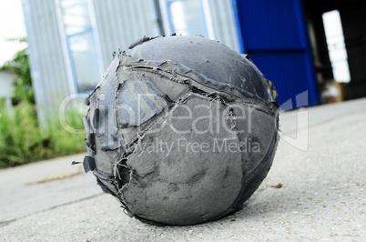 Old football ball
