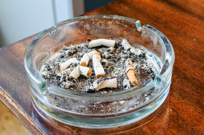 Dirty ashtray