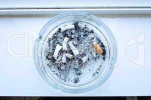 Dirty ashtray