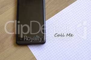 Phone and notepad