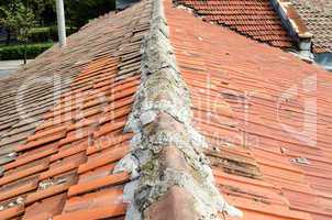 Old roof tiles