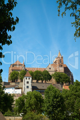 Blick auf Breisach mit dem Stephansmünster