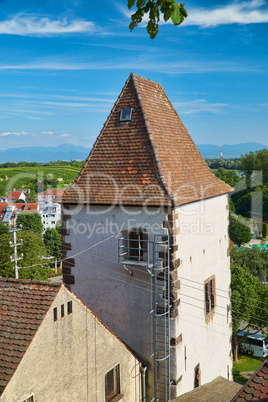 Der Hagenbachturm von oben gesehen
