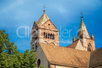 Detailansicht des Stephansmünsters in Breisach