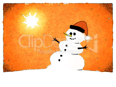 snowman card
