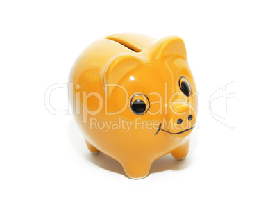 yellow money pig