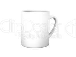 white coffee mug