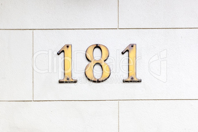 number 181