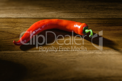 peperoni on wooden background