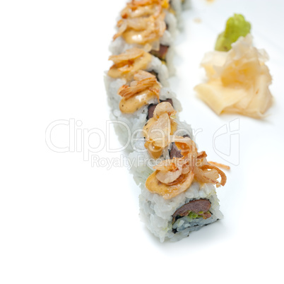 Japanese sushi rolls Maki Sushi