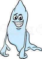 funny ghost cartoon illustration