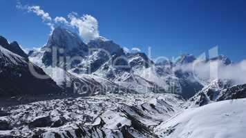 Ngozumba Glacier and Cholatse