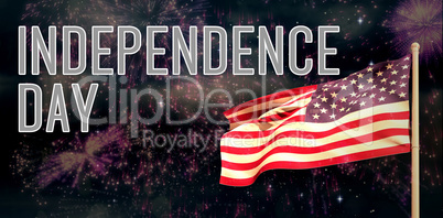 Composite image of independence day graphic Composite image of independence day graphic