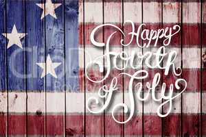 Composite image of independence day graphic