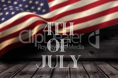 Composite image of independence day graphic