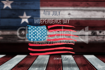 Composite image of independence day graphic