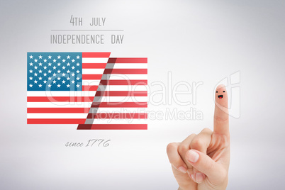 Composite image of independence day graphic