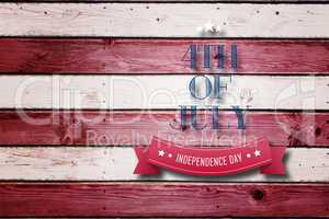 Composite image of independence day graphic