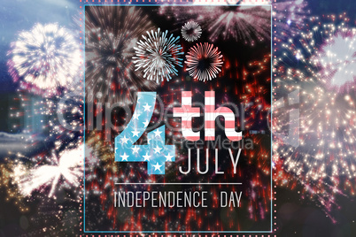 Composite image of independence day graphic Composite image of independence day graphic