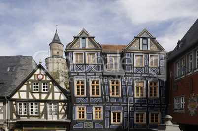 Schiefes Haus und Hexenturm in Idstein
