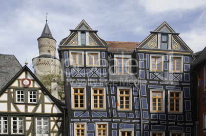 Schiefes Haus und Hexenturm in Idstein