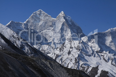 Kangtega, view from Dingboche