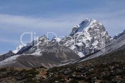 Lobuche East, famous mountain for climbing