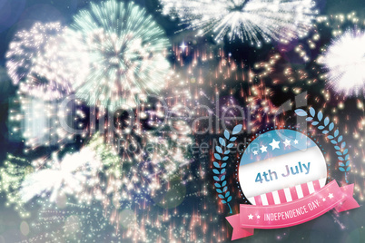 Composite image of independence day graphic Composite image of independence day graphic