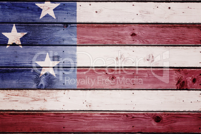 Composite image of usa national flag