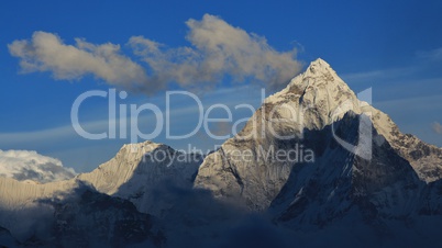 Evening in the Himalayas, Ama Dablam