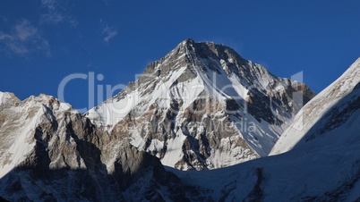 Khumbutse, high mountain in the Everest Region