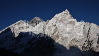 Mt Everest and Nuptse