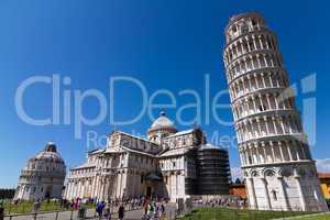 Piazza dei Miracoli, Santa Maria Assunta, Schiefer Turm von Pisa