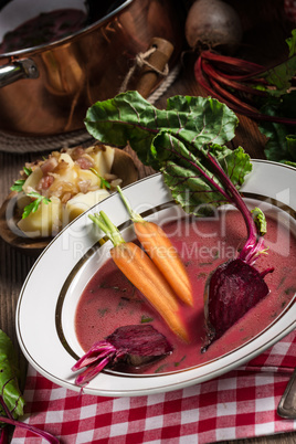 Botwinka - Soup of young beet leaves