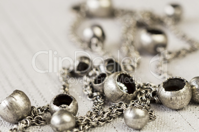 Assorted silver costume jewellery