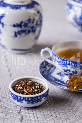 Cup of freshly brewed black tea