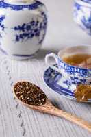 Cup of freshly brewed black tea