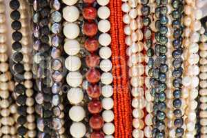 Strings of matched cultured pearl necklaces