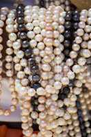 Strings of matched cultured pearl necklaces