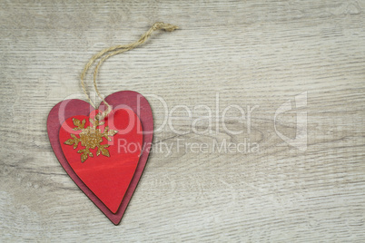 Christmas background with wood grain texture