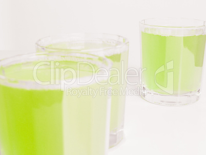 Green apple juice