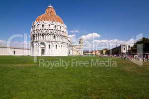 Piazza dei Miracoli, Baptisterium, Schiefer Turm von Pisa